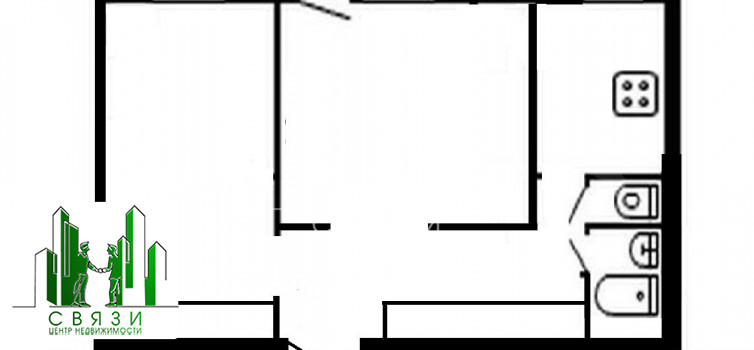 продажа 2 комнатной квартиры по адресу Амурская область, Благовещенск 
Калинина, 142